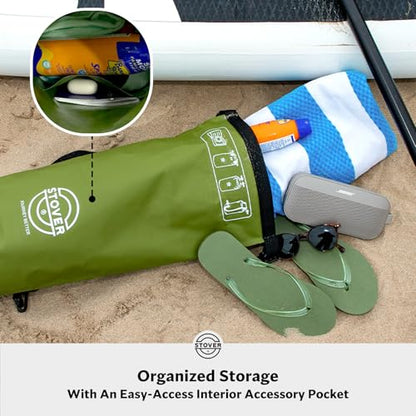 STOVER 5/10/25/30/40/55L Waterproof Dry Bag- Roll-Top Backpack w/Phone Case- Kayaking, Hiking, Camping, Boating- Men/Women - color: 10l Green, size: 10L