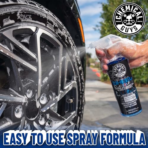 Chemical Guys Wheel Cleaner Spray Signature Series - Safe for Gloss Finishes, Chrome, Painted, Powder-Coated, and Clear-Coated Wheels - Removes Brake Dust and Road Grime - 16 oz - size: 16 Fl Oz (Pack of 1)