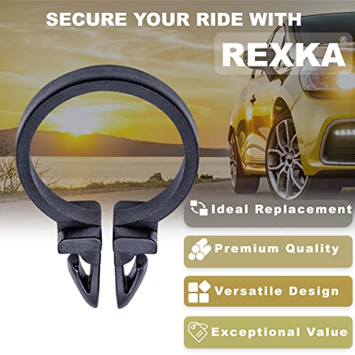 Rexka 30 pcs Wire Routing Clips 3/4" - color: Wire Routing Clips 3/4"
