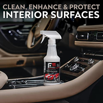 TopCoat F11 Car Polish & Sealer for Cars, Motorcycles, RVs and More – Water-Based Alternative to Ceramic Car Wax - 8 oz F11 Top Coat Spray Bottle - style: 8 oz
