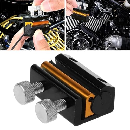 Motorcycle Chain Oiler 3pcs Cable Oiler Luber Dual Lube Lubricant Tool Scooter Motorbike Dirt Pit Bike ATV Auto-parts For Rider/Mechanic To Precisely Lubricate Chain(Black) - color: Black