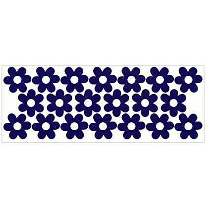 LiteMark Reflective Petal Flower Power Vinyl Stickers, Great for Laptop, Phone, Helmets, Bicycles - Purple, Pack of 20 Pcs - color: Purple
