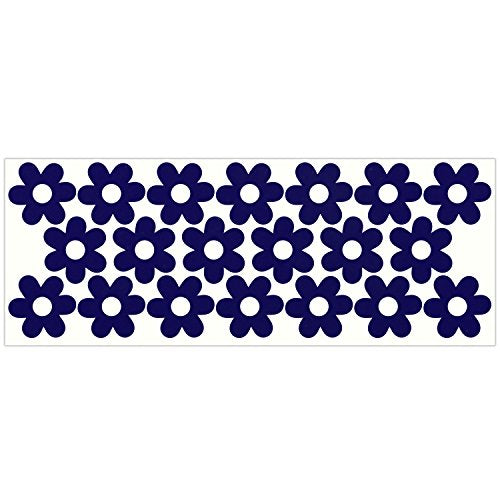 LiteMark Reflective Petal Flower Power Vinyl Stickers, Great for Laptop, Phone, Helmets, Bicycles - Purple, Pack of 20 Pcs - color: Purple