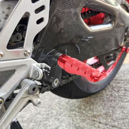 MCMOTOPARTS R-FIGHT Front Rider Footpeg Footpegs Foot Pegs Footrests Green Compatible with ER-6F 2006-2008 06 07 08 - color: Green, size: Standard (No Extension)