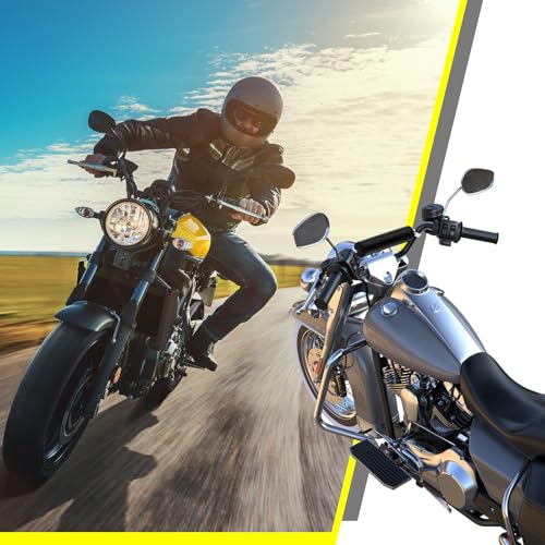 2 Pcs 7/8" 22mm Dirt Bike Handlebars with Foam Pad Atv Motorcycle Handlebars for Motocross Atv Dirt Bike Ebike (Black)