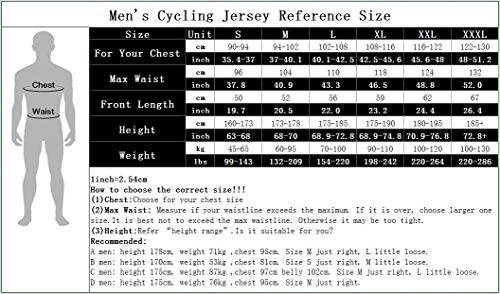 Cycling Jerseys Men,Mountain Bike Jersey Summer Short Sleeve Breathable Bicycle Tops Riding Bike Shirts Quick Dry - color: Cf0064, size: 3X-Large