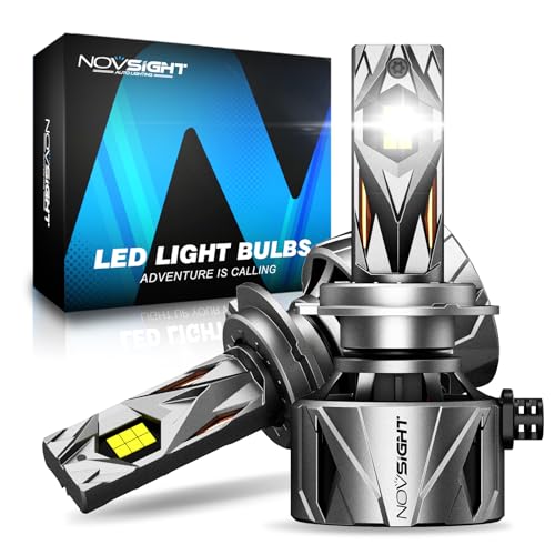 NOVSIGHT 𝗛𝟳 Fog Bulbs Upgrade, 900% Brighter 95,000LM, 240W Performance, Enhanced Cooling, 5-Min Installation, 100,000+ Hour Lifespan, IP68 & CANBUS Compatible, Pack of 2 - color: H7, size: 95000LM