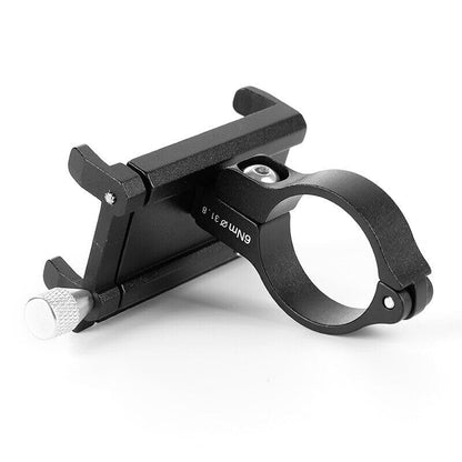 Aluminum Motorcycle Bike Bicycle Holder Mount Handlebar for Cell Phone GPS US (Silver) - color: Silver