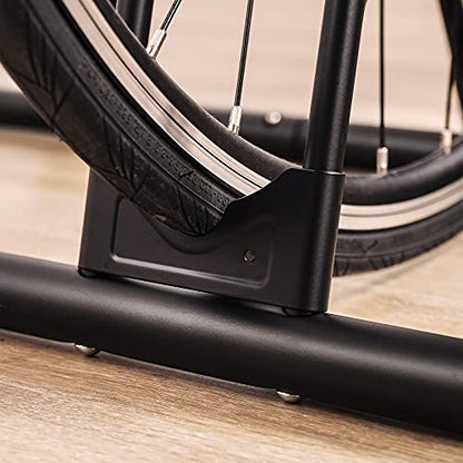 CyclingDeal Bicycle Floor Parking Rack Stand - for Mountain MTB Road Bike - Indoor Home Garage Storage - Classic 4 Bikes - size: 4 Bikes, style: Classic