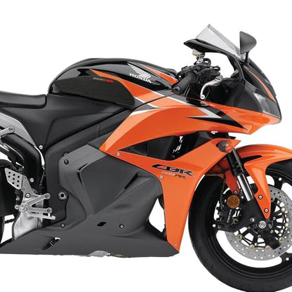 NIGHT CAT Fuel Tank Sticker,Gas Tank Pad for CBR 600RR 2007-2012,Motorcycle Fuel Tank Protector,Fuel Tank Side Traction pad,Anti Slip sticker(Tank Side Traction Pad) - color: Tank Side Traction Pad