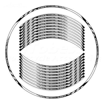 CBR 17 inch Wheel Rim Stickers Decals Tape Compatible with CBR1000RR-R 2004-2025 Motorcycle Reflective Rim Tapes Sticker Stripe (White) - color: White