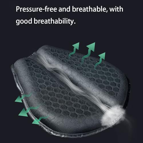 Motorcycle Seat Cushion for Honda Gold Wing GL1800 2018-2020 2021 2022 2023 2024 Shock-Reducing Motorbike Pad Breathable Anti-Slip Soft Motorcycle Seat Pad,Generation 1