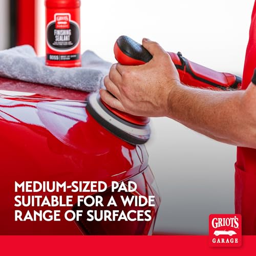 Griot's Garage BOSS 5.5” Finishing Foam Pads for Car Polishing and Detailing, Buffing Pads for Light Scratch Removal, Auto Wax, and Sealant Application, Set of 2 - size: 5.5 Inch Pads (Set of 2)