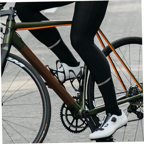 Sosoport 2pcs High Visibility Reflective Cycling Pants Clips Ankles Safety Bands for Night Riding
