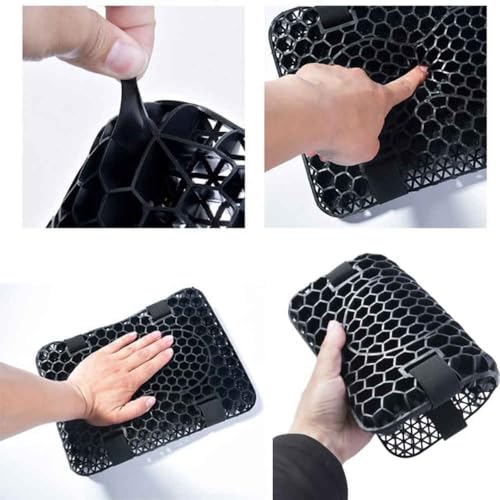 Motorcycle Seat Cushion for KTM 390 Adventure R 2025 Breathable and Anti-sweltering Gel Seat Cushion Shock-Absorbing Elastic Comfort Cushion Motorcycle