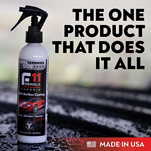 TopCoat F11 Car Polish & Sealer for Cars, Motorcycles, RVs and More – Water-Based Alternative to Ceramic Car Wax - 8 oz F11 Top Coat Spray Bottle - style: 8 oz