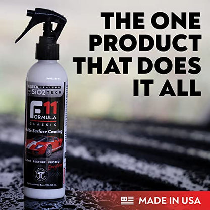 TopCoat F11 Car Polish & Sealer for Cars, Motorcycles, RVs and More – Water-Based Alternative to Ceramic Car Wax - 8 oz F11 Top Coat Spray Bottle - style: 8 oz