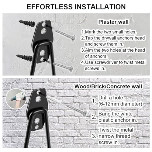 Garage Hooks Heavy Duty 14 Pack, Steel Garage Storage Hooks, Tool Hangers for Garage Wall Utility Wall Mount Garage Hooks and Hangers with Anti-slip Coating for Garden Tools, Ladders, Bulky Items - color: Gray