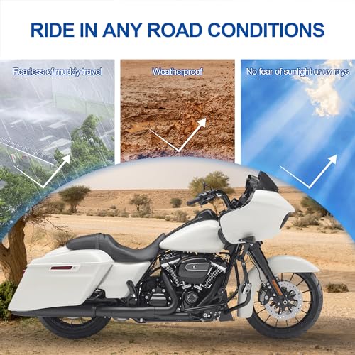 1.25" Motorcycle Highway Pegs Adjustable Engine Guard Pegs FootRest For Harley Touring Electra Road Glide Road King Street Glide Sportster 883 Dyna Softail Honda Suzuki Kawasaki Yamaha (Chrome 6) - color: Chrome Style 1