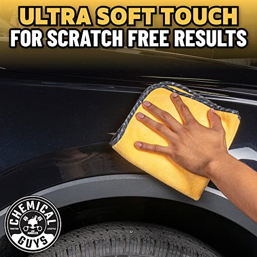 Chemical Guys Automotive Microfiber Drying Chamois Gold 3 Pack Extra Absorbent Car Drying Cloths for Streak Free Paint Glass and Smooth Exterior Surfaces 24 x 16 Inches - size: 24"x16", style: 3 pack