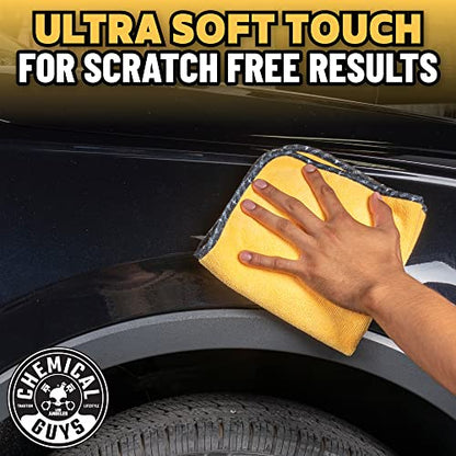 Chemical Guys Automotive Microfiber Drying Chamois Gold 3 Pack Extra Absorbent Car Drying Cloths for Streak Free Paint Glass and Smooth Exterior Surfaces 24 x 16 Inches - size: 24"x16", style: 3 pack