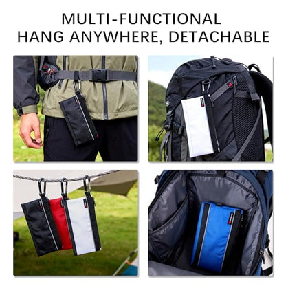 IRONLAND Small Tool Pouches with Zipper Premium Small Tool Bags Waterproof 1680D Pouch Bags for Men Multipurpose Storage Organizer Premium Heavy duty 4 Pack pencil bag - size: 4 Pack Combo