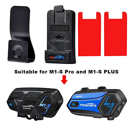 Fodsports Motorcycle Bluetooth Intercom Clips kit for M1-S Pro and M1-S Plus