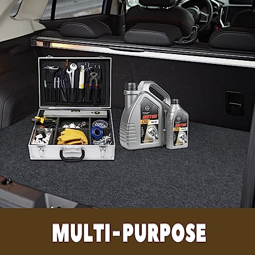Oil Spill Mat, 29" x 36", Garage Floor Mat Under Car, Waterproof/Durable/Non-Slip TPR Backing, Reusable Absorbent Pad, Charcoal - size: 29" x 36"
