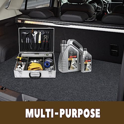 Oil Spill Mat, 29" x 36", Garage Floor Mat Under Car, Waterproof/Durable/Non-Slip TPR Backing, Reusable Absorbent Pad, Charcoal - size: 29" x 36"