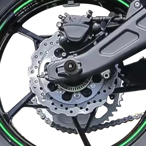 Xitomer Rear Axle Sliders Fit for Z650 Ninja 650 2017-2024, Z650RS 2021-2025, Motorcycle Rear Fork Wheel Frame Sliders Crash Protector (Rear) - style: Rear