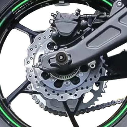 Xitomer Rear Axle Sliders Fit for Z650 Ninja 650 2017-2024, Z650RS 2021-2025, Motorcycle Rear Fork Wheel Frame Sliders Crash Protector (Rear) - style: Rear
