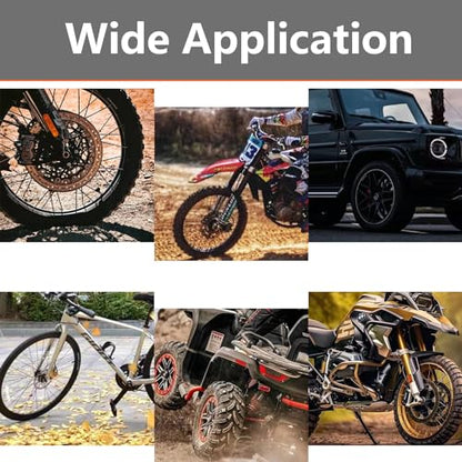 Tire Spoon Motorcycle Dirt Bike Lawn Mower Tire Changer Tire Removal Tool Kit with Bag 3x14.5 inchTire Irons and 2 Rim Protector1 Tire Bead Holder Tool - color: red