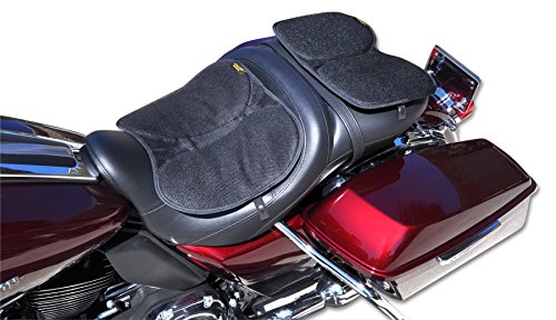 Skwoosh Universal Motorcycle Gel Cushion Seat Pad with Breathable mesh Fabric. Made in USA