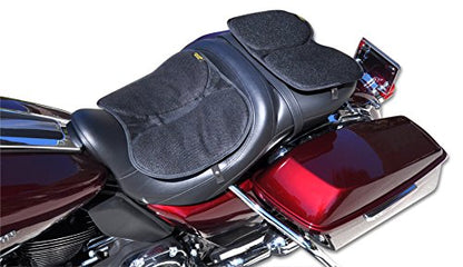 Skwoosh Universal Motorcycle Gel Cushion Seat Pad with Breathable mesh Fabric. Made in USA