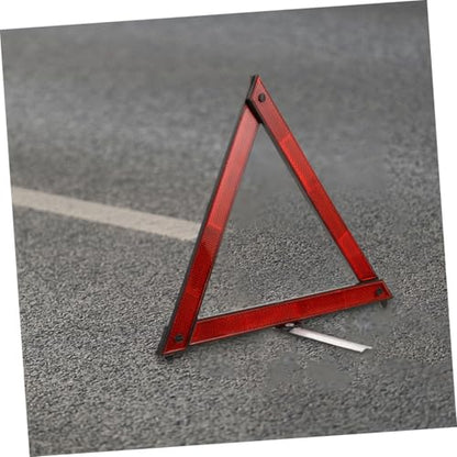 Alipis 5pcs Reflective Safety Triangle Kit Foldable Emergency Warning Sign for Vehicles Roadside Safety Tool for Breakdown Situations