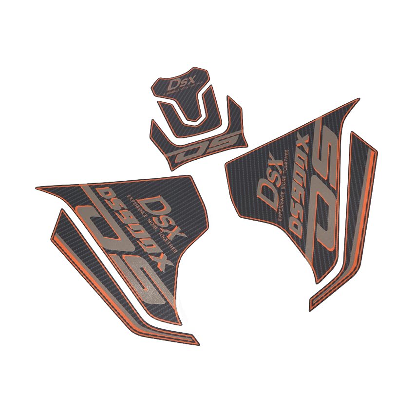 Motorcycle Tank Pad Kit Gas Tank Sticker, Side Knee Grip Fuel Tank Protector Decal Fit for VOGE DS900X 2024-2025