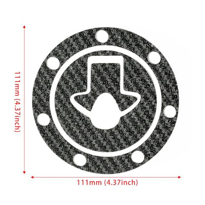 Motorcycle Carbon Tank Pad Protector Sticker Fuel Gas Oil Cap Decal, Anti-Scratch Oil Gas Tank Pad (ZX6E 6/7/9R ZXR400 750 ZZR250 ZRX1100) - color: Zx6e 6/7/9r Zxr400 750 Zzr250 Zrx1100