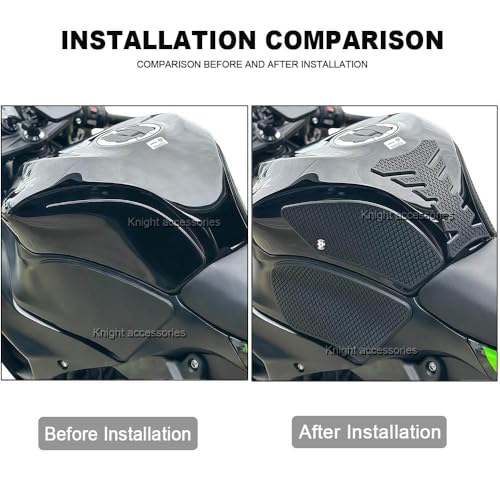 for ZX-6R /ZX 636 ZX6R ZX636 2013-2025 Motorcycle Accessories Side Fuel Tank pad Tank Pads Protector Stickers Decal Gas Knee Grip Traction Pad Tankpad