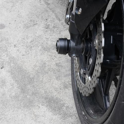 Compatible with Motorcycle S1000RR S1000R S1000XR S 1000RR 1000R 1000XR 2008-2023 2024 2025 2026 Front Wheel Axle Crash Protector Pad Rear Swingarm Spools Slider Stand Accessories (Grey) - color: Grey