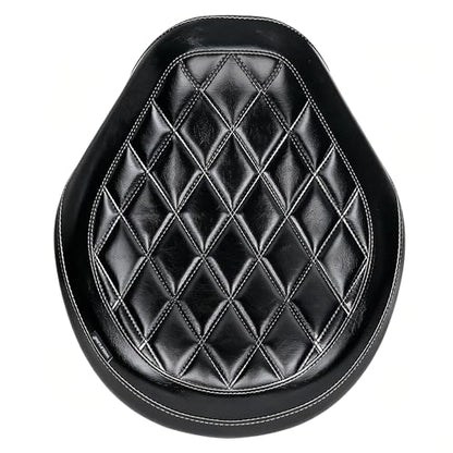 Motorcycle Rider Comfort Seat Fit for CMX1100 Rebel 1100 2021 2022 2023 2024 2025 2026, Leather Front Driver Saddle Solo Cushion Pad, Black Stitching - color: Front - Black-A