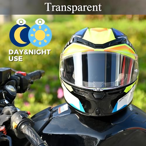 Compatible With K6S Visor K6 Face Shield Replacement Tinted Visor Helmet Accessories (Transparent) - color: Transparent