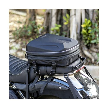 Motorcycle Tail Bag For BMW CE 04 2022-2026,Large Hard Shell Capacity Expandable Helmet Storage Bag Scratch-Resistant Wear-Resistant Waterproof