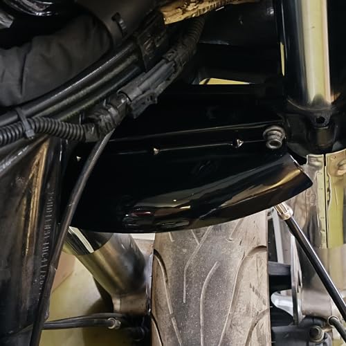 Motorcycle Lower Triple Tree Wind Deflector Fit for Harley Touring Electra Glides Road Glides Road Kings Street Glides 2014-2024 (Black) - color: Black