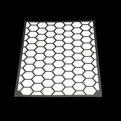 RydeSafe Reflective Decals - Hexagon Kit - Large - color: White