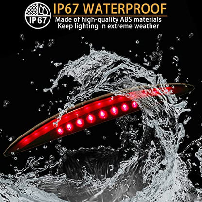 DREAMIZER Black Chopped Fender Edge Motorcycle LED Running Brake Rear Tail Light Compatible with Harley Sportster XL 883N 1200N XL1200V XL1200X - color: BLACK#2