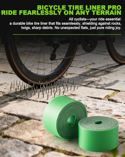 Julai Bike Tire Liner Pro, Inner Tube Bicycle Flat Protector Compatible with 20/24/26/27.5/29" - size: 700x28-32C