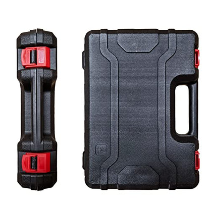 YEFA Chainsaw Chain Sharpening Kit with Hard Case - Contains T - Wrench, Blade Filing Guide, Handles, Depth Gauge, Stump Vise, Felling Wedge, Screwdriver, and More Accessories