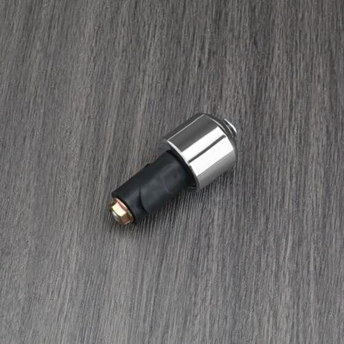 Motorcycle Handle Bar End Grip Plugs - Solid Handlebar End Weight Balance Plugs for Motorbike - Silver, 1 Pair - color: Silver