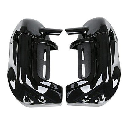XFMT Lower Fairing Motorcycle Lower Vented Leg Fairing with 6.5" Speakers & Grills Fit for Harley Davidson Touring Road King Street Glide Electra Glide 1983-2013, Vivid Black - color: W/ Speakers & Grills For '83-'13
