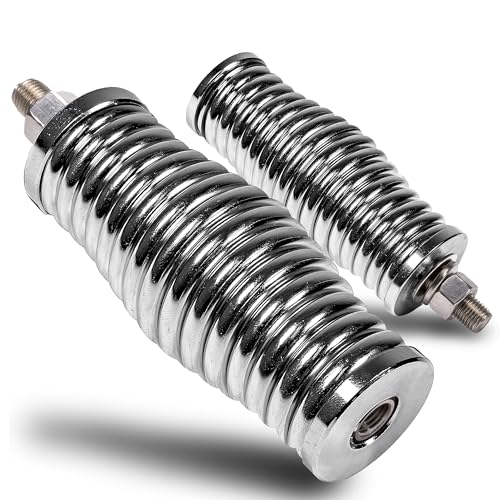 True MODS 2pc Chrome Heavy-Duty Stainless Steel CB Radio Antenna Spring Mount Base [3/8" 24 Thread] for Offroad UTV ATV SxS Side-by-Side 4 Wheeler Polaris RZR Razor Can-Am Maverick X3 Semi Truck Car - color: Chrome, size: 2pc, style: 3/8" - 24 Thread